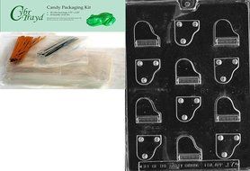 Cybrtrayd J073 Small Piano Chocolate Candy Mold with Exclusive Cybrtrayd Copyrighted Chocolate Molding Instructions N6