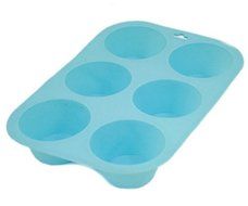 6 CUP MINI MUFFIN TRAY ASSORETED COLOUR N2