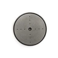 CCWY Black ceramic tray round portable water savings water tea Taiwan sea stoneware tray tea wholesale,Black bricks N2