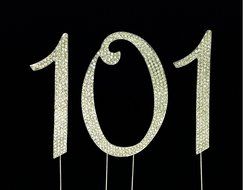 Perfectmaze Rhinestone Cake Toppers Combination Collection Wedding Anniversary Cake Decoration (13) N20