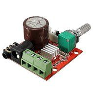 Ardokit 2pcs 12V Mini Hi-Fi PAM8610 2X10W Audio Stereo Amplifier Board Dual Channel N4