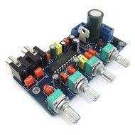 RioRand Dual AC 10~12V or DC 12-15V Tone Adjustment Bass Treble audio 12V Amplifier Volume Control DIY Kit N2