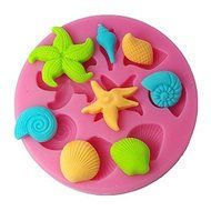 Sher FOUR-C Silicone Mould Cupcake Top Mold Cake Design Supplies Color Pink N2