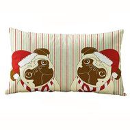 Christmas Pillow Case,Beautyvan Christmas Rectangle Cotton Linter Pillow Cases Cushion Covers (J) N14