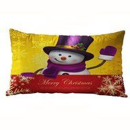 Christmas Pillow Case,Beautyvan Christmas Rectangle Cotton Linter Pillow Cases Cushion Covers (J) N15