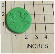 Climbing Tree Frog Silhouette Shaped Cookie Cutter and Stamp #1260
