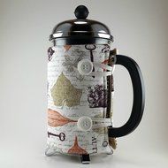 Autumn Leaves, French Press Cozy, 8 Cup Cafetiere Cosy N4