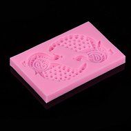 AnnyMart&reg; Silicone Embossing Mold Peacock Fondant Cake Mould Sugar Craft Decorating Molds (Peacock) N6