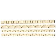 FMM Sugarcraft Straight Frill Cutter, 4 cutters included, (Set 3, 9-12)