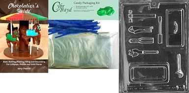 Cybrtrayd D043 Tool Box Pour Box Chocolate Candy Mold with Exclusive Cybrtrayd Copyrighted Chocolate Molding Instructions N2