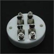 New 1PC 4 Pin Ceramic Tube Socket for VT-129 304TL 304TH N2