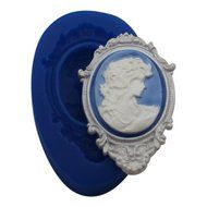 First Impressions Molds MN296 Silicone Mold, Cameo