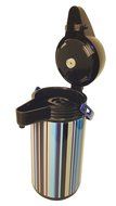 Striped Thermal Coffee Carafe Restaurant Dispenser Owl Coasters Camping Hunting Picnic Kitchen Gadget Unique Fun... N5