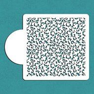 Y&amp;XL&amp;H Provencial Scroll Miniprint Cake Stencil, Cake Side Stencil, Stencil for Cake Decorating, Wall Decorating... N2
