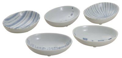 Saikai Pottery Traditional Japanese pattern small plates (5 plates!) 31789 from Japan