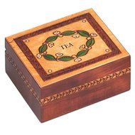 Beautiful Hand Carved Wooden Tea Box