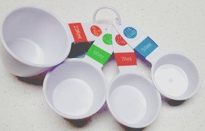10-pc Stainless Steel Food Storage Bowls &amp; Plastic Measuring Cups/Spoons/Spatula/Timer 14-Pc Bundle N6