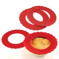 Norpro 3280 Silicone Mini Pie Pan Shields, Set of 4 N5