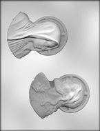 CK Products 4-3/4" Mary/Jesus Choc Mold