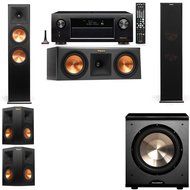Klipsch RP-280F Tower Speakers-RP-250C-PL-200-5.1-Denon AVR-X4100W