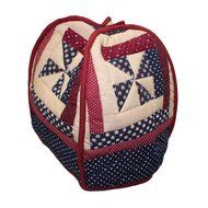 Patch Magic Midnight Log Cabin Tea Cozy, 7 by 10-Inch