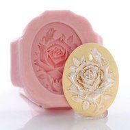 Rose Cameo Silicone Mold Food Safe Fondant, Chocolate, Candy, Resin, Polymer Clay, Jewelry, Craft Mold N3