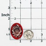 Rose Cameo Silicone Mold Food Safe Fondant, Chocolate, Candy, Resin, Polymer Clay, Jewelry, Craft Mold N4