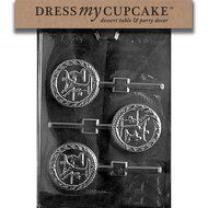 Dress My Cupcake Chocolate Candy Mold, Female Gymnast Lollipop