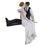 Romantic Look of Love Bride and Groom Wedding Cake Topper Cake Decoration Figurine Keepsake N12