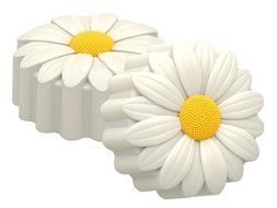 SpinningLeaf Daisy Sandwich Cookie Mold