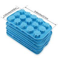 Candy Making Molds, 8 PCS YYP [Heart, Dinosaur, Hat, Robot, Leaf and Flowers Mold] Silicone Candy Molds Set for... N4