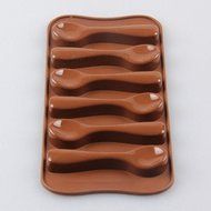 New DIY Silicone Spoon Design Chocolate Candy Cake Bakeware Mold Fondant Tools