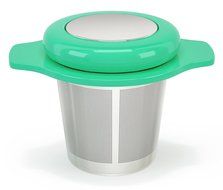 MyTea Infuser ~ Ultra Fine Loose Leaf Tea Infuser with Lid ~ Large Capacity Stainless Steel Tea Strainer Basket... N45
