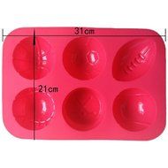 Karen Baking Different Kinds Ball Shape Muffin Candy Jelly Ice Silicone Mould Mold Baking Pan Tray Bakeware N3