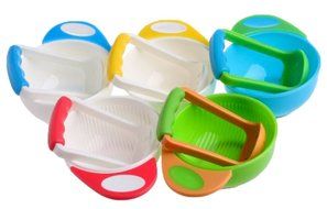GogoForward Baby Fruit Food Hand Grinding Tool Bowl Rod Set Color Random N8