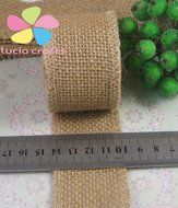 Natural Jute Ribbon Wedding Party DIY Decoration Craft 3y/lot (8cm) N4