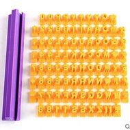 Y&amp;XL&amp;H Fondant Letter Impress Set Alphameric Character Set Cookie Cutter Baking Tools N2