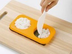 Akebono industry Rice Ball Sandwich Press Mold - Square - (WE-960) N2