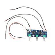 Qianson DC 12V-24V Low-pass Filter NE5532 Subwoofer 2.1 Channel Pre-Amplifier Preamp Board N5