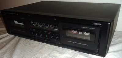 Onkyo TA-RW303 Dual Cassette Stereo Tape Deck With Auto Reverse and AV Cables Music Audio Sound - VERY RARE N8