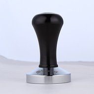SMKF Coffee Tamper Machine 57.5mm Diameter Stainless Steel Flat Base Grip Handle Barista Espresso Bean Press Tool... N3