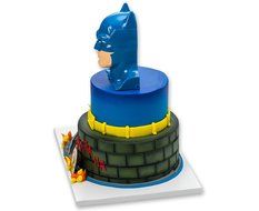 Batman To the Rescue Cake Topper Decorating Set N4
