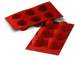 Silikomart SF048/C Silicone Classic Collection Mold Shapes, Diamond, Small