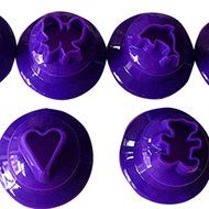 (Asubogu) ASVOGUE one set DIY multi-color shape cake mold random color N5
