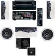 Klipsch R-2502-W II In-Wall Speaker(LCR) (5.1) Onkyo TX-NR636 7.2 Channel Network A/V