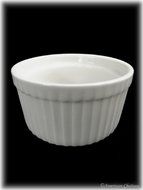 Ramekin Set Lot 6 White Porcelain 3 oz Dessert Oven Safe Ramekins Dish N3