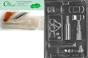 Cybrtrayd J076 Doctor&#039;s Kit Chocolate Candy Mold with Exclusive Cybrtrayd Copyrighted Chocolate Molding Instructions N2