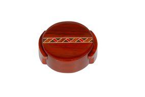 VinoStrumenti Padauk Wood with Horizon Lamination Pinch Action Wine Bottle Foil Cutter N3