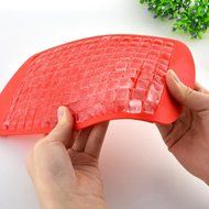 Cake Mould,Baomabao 160 Ice Cubes Frozen Cube Bar Pudding Silicone Tray Mould Mold Tool (Blue) N3