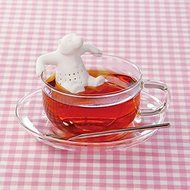 [ Silicon Animal tea strainer Polar Bear 1 pieces ] animal tea in the fuser / tea strainer / Animal Museum cafe N4